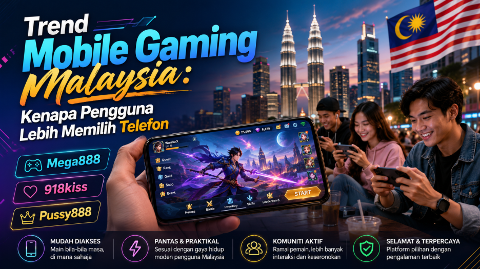 Trend Mobile Gaming Malaysia: Kenapa Pengguna Lebih Memilih Telefon
